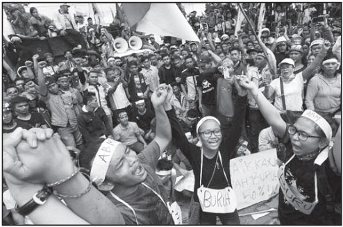 Unjuk Rasa Buruh di Medan Berlangsung Kondusif