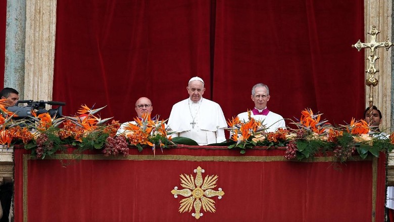 Paus Fransiskus Kutuk Serangan Bom di Gereja di Sri Lanka Saat Perayaan Paskah