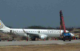 Pilot di Myanmar Berhasil Mendaratkan Pesawat Meski Tanpa Roda Depan