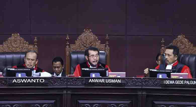Hakim MK Lanjutkan Rapat Tertutup Bahas Putusan Gugatan Pilpres