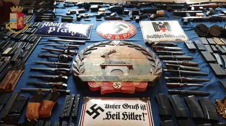 Gerebek Gudang Simpatisan Neo-Nazi, Polisi Italia Sita Pistol-Rudal