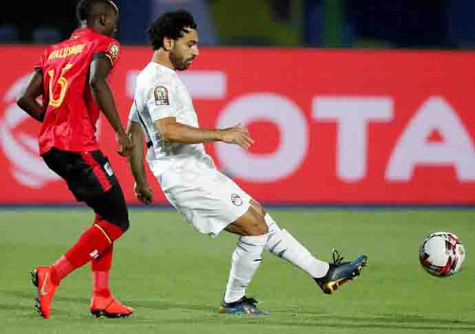 Piala Afrika 2019: Gol Tendangan Bebas Salah Bantu Mesir Tekuk Uganda 2-0