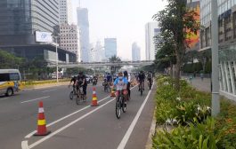 Polisi: Pesepeda Keluar Jalur Khusus Sepeda di Sudirman Bisa Ditindak