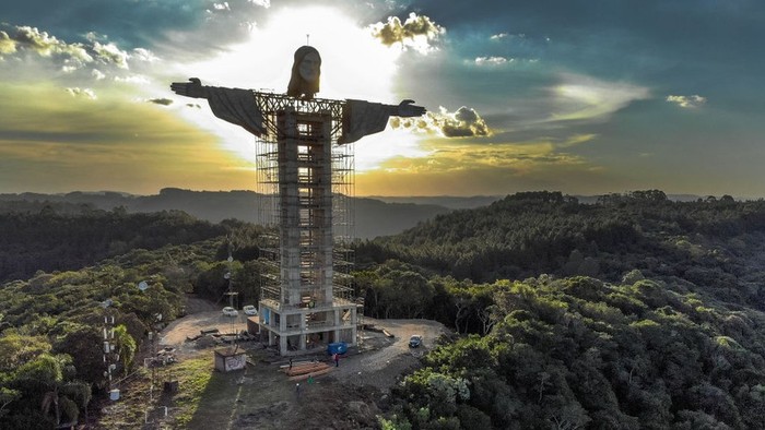 Brasil Bangun Patung Raksasa Yesus Baru, Lebih Tinggi dari di Rio de Janeiro