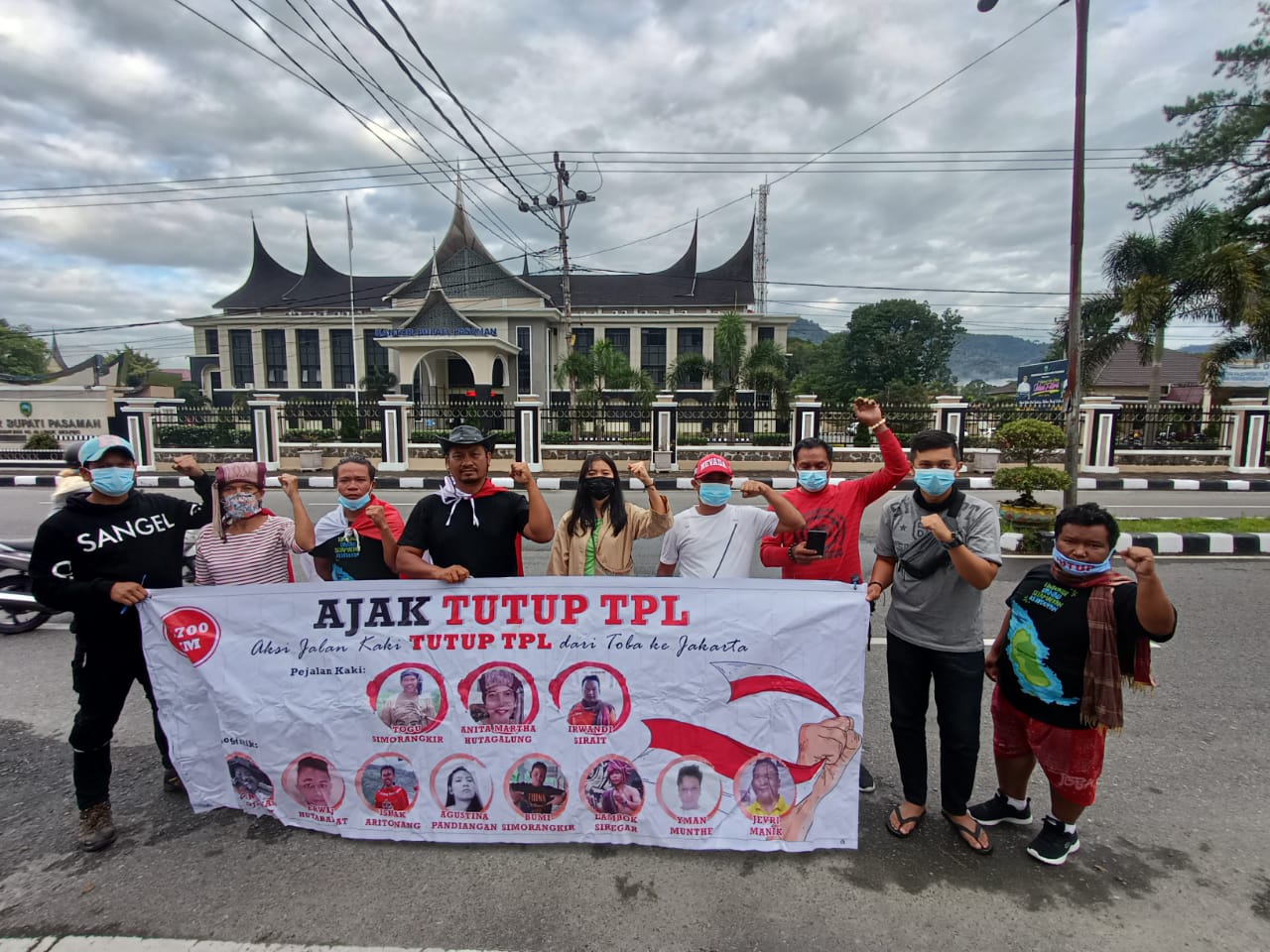 Hari ke SEBELAS, Pejuang Lingkungan Tanah Batak Menuju Bukittinggi Sumatera Barat