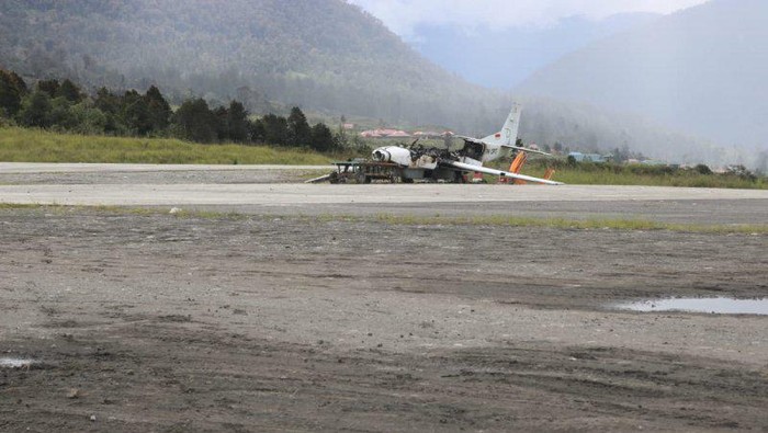 Bandara Ilaga Papua Ditutup Usai Bangunan-Pesawat Dibakar KKB