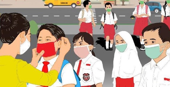 SD-SMA di Banten Bisa PTM 50%