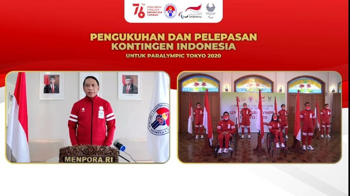 Menpora Lepas Kontingen Indonesia di Paralimpiade Tokyo 2020