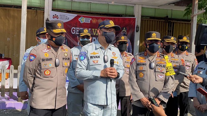 Polri Gandeng Jasa Raharja Gelar Vaksinasi