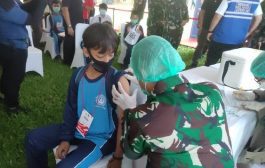 Dukungan TNI-Polri Kejar Target Vaksinasi 2 Juta Dosis/Hari