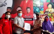 Dana PKH , Zakaria Lapor ke BBHAR PDIP Kota Medan