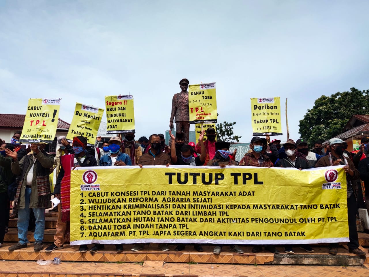 Aliansi Gerakan Rakyat Kembali Menyuarakan Tutup TPL