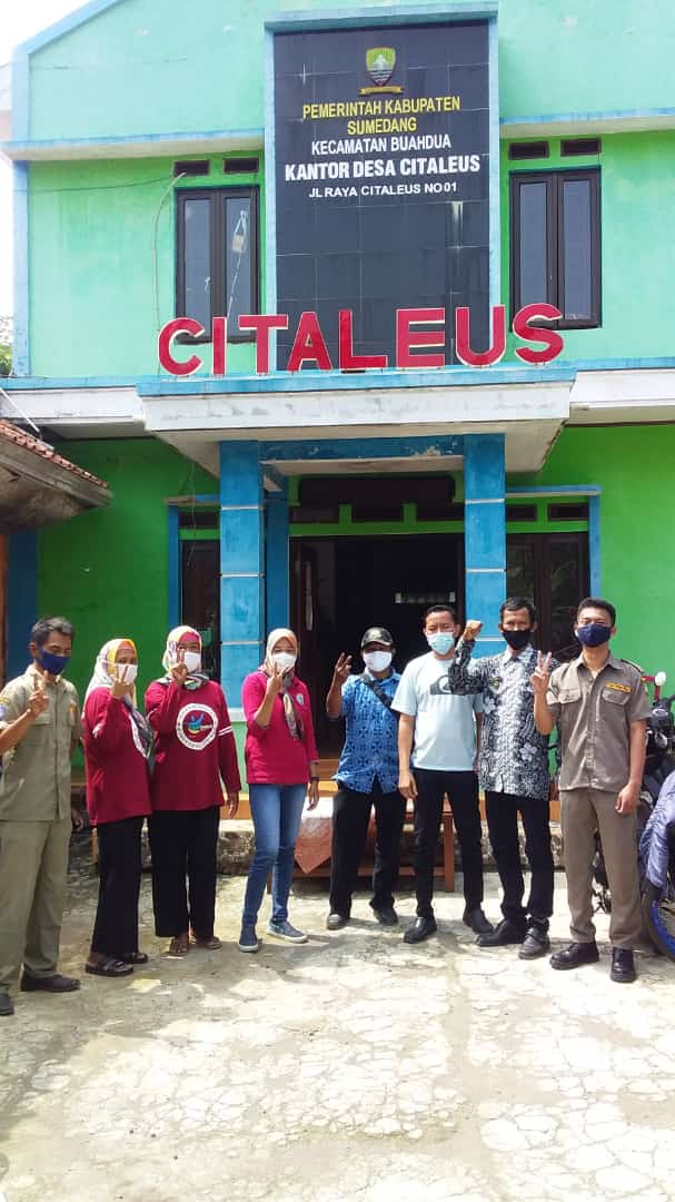 Dana Desa Tahap ke Dua Desa Citaleus Untuk Perbaikan Jalan