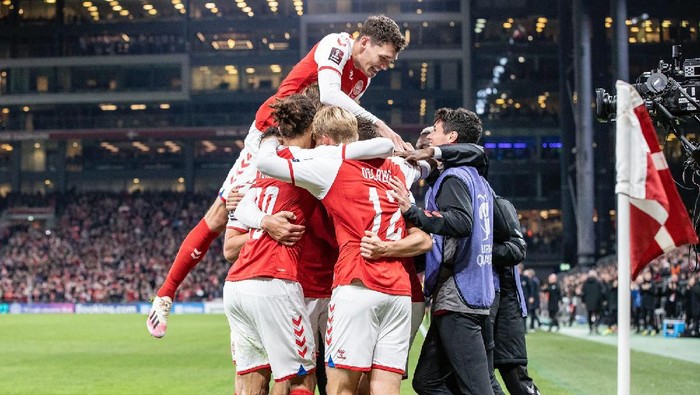 Denmark Kunci Tiket ke Piala Dunia 2022 dengan Rekor Sempurna