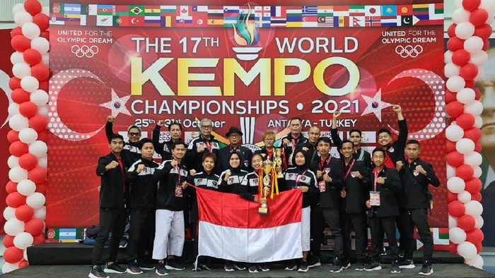Indonesia Bawa Pulang 8 Emas dari Kejuaraan Dunia Kempo