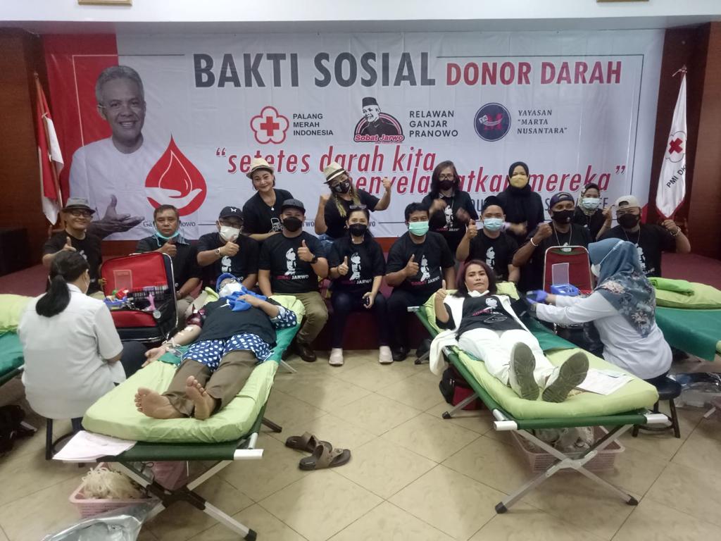 Donor Darah Merupakan  Salah Satu Agenda Kegiatan SOBAT JARWO