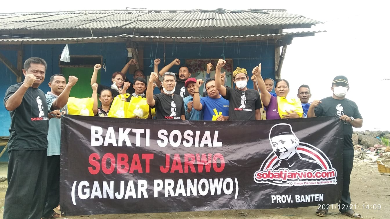 Deklarasi dan Baksos Banjir Rob Relawan Ganjar Pranowo Banten Berjalan Lancar