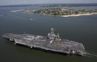 Pentagon Perintahkan Kapal Induk AS Tetap di Mediterania