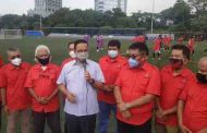 Anies Baswedan di Latihan Batavia FC