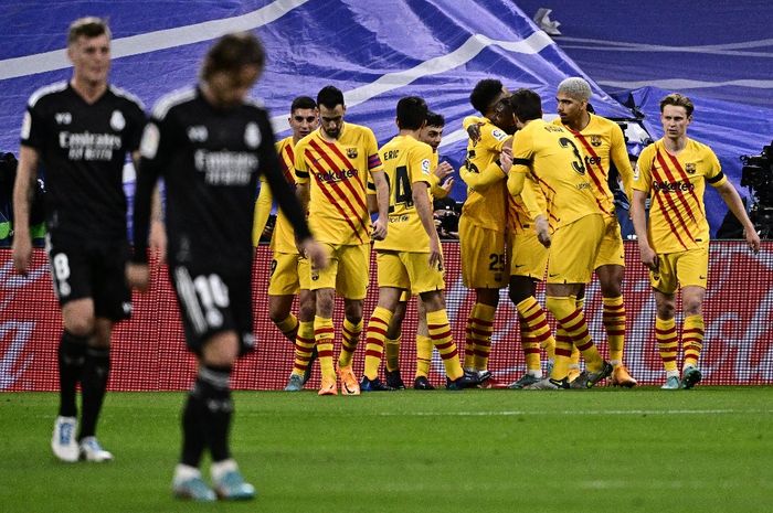 Blaugrana Menang 4-0 di El Clasico