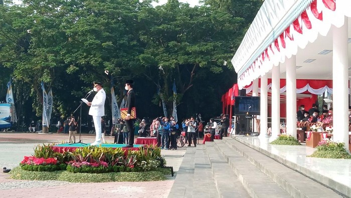 Peringatan HUT Ke-77 RI Istana Undang Mantan Presiden dan Wapres