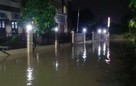 Polsek Pinang Tangerang Terendam Banjir