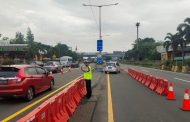 Contraflow Diberlakukan di Km 3 Tol Janger Arah Tomang