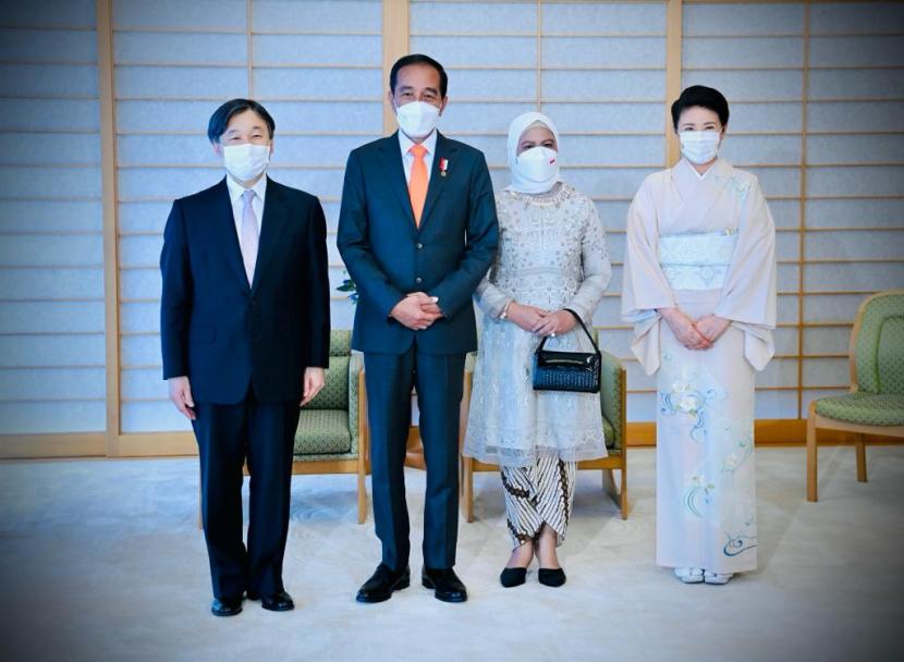Jokowi dan Iriana Bertemu Kaisar dan Permaisuri Jepang