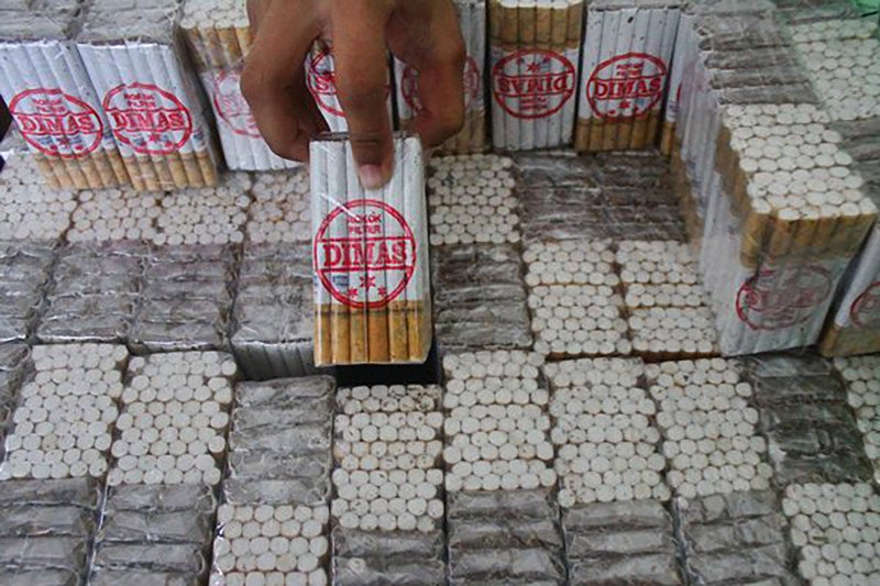 Ribuan Bungkus Rokok Ilegal Disita Bea Cukai Bogor