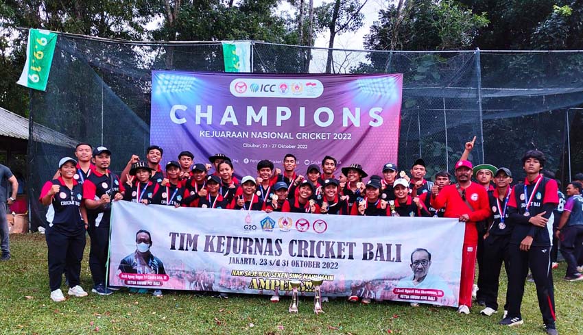 Kejurnas Cricket 2022: Jakarta dan Bali Raih Gelar Juara