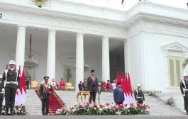 Presiden Joko Widodo Pimpin Upacara HUT TNI di Istana