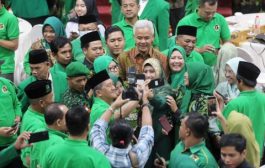 Ganjar Diteriaki Presiden Indonesia di Rapimwil PPP