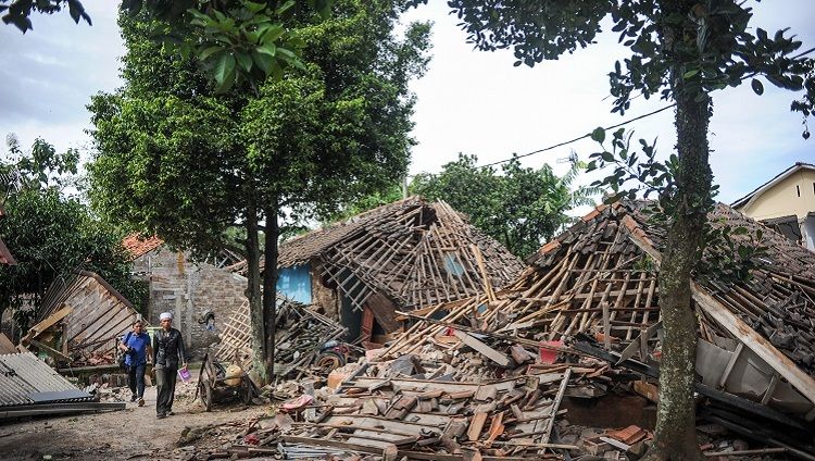 14 Rumah Warga Rusak, Gempa Bumi Landa Pamijahan Bogor