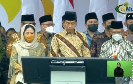 Jokowi Didampingi Puan-Ganjar-Prabowo Buka Muktamar Muhammadiyah
