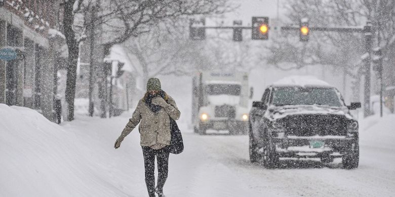 50 Orang Tewas Akibat Badai Salju di AS