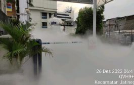 Gas Putih Selimuti Jalanan Jatinegara, Diduga Oksigen RS Bocor
