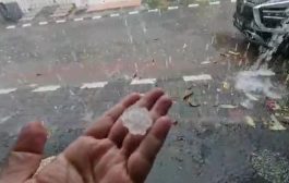 Hujan Es Juga Terjadi di Tebet Jakarta Selatan