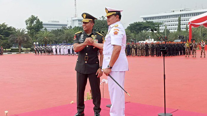 Andika dan Yudo Salam Komando, Serah Terima Jabatan Panglima TNI