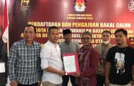Abdon Nababan Resmi Mendaftar Menjadi Calon DPD RI Mewakili Sumatera Utara