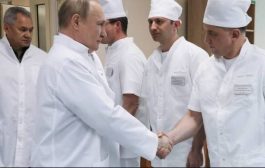 Putin Kunjungi Tentara Rusia yang Terluka dalam Perang