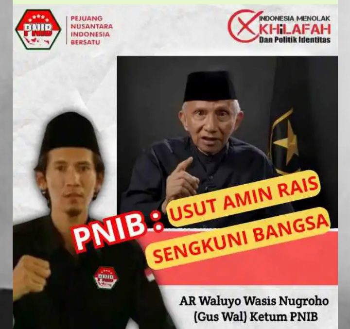 Serukan Hayya Alal Jihad Korbankan Harta Benda Untuk Menghentikan Rezim Jokowi, PNIB : Usut Amin Rais