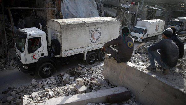 Mesir kirim Bantuan 1.000 Ton Makanan ke Gaza