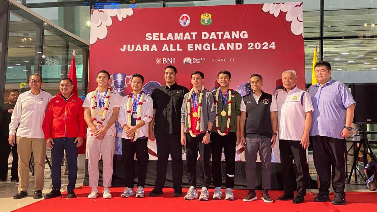 Tiba di Tanah Air: Rombongan Jawara All England 2024