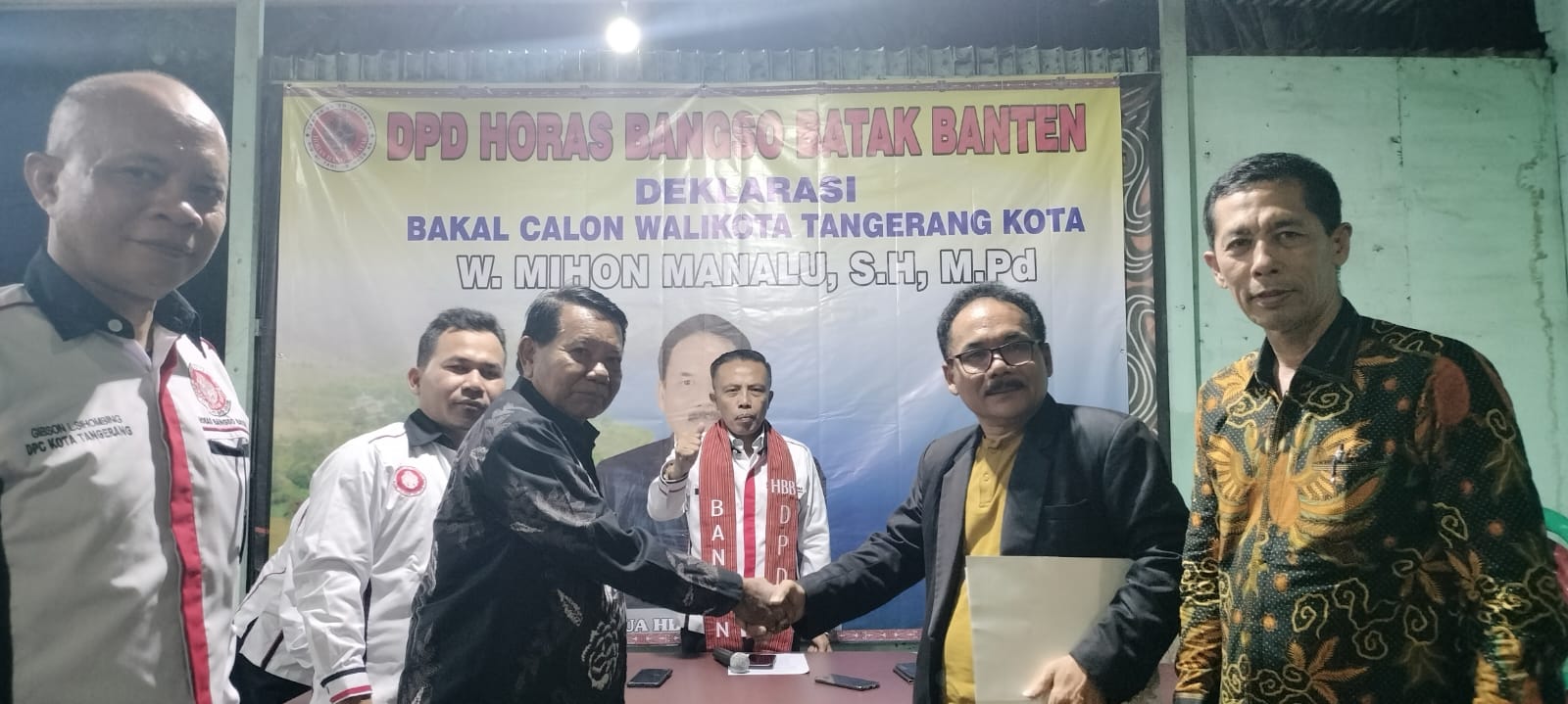 DPD Horas Bangso Batak Prov Banten Usulkan Wasri Mihon Manalu Maju Sebagai Kandidat Calon Walikota Tangerang