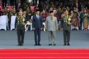 Di Monas Presiden Jokowi Hadiri Peringatan HUT Bhayangkara ke-78