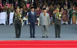 Di Monas Presiden Jokowi Hadiri Peringatan HUT Bhayangkara ke-78