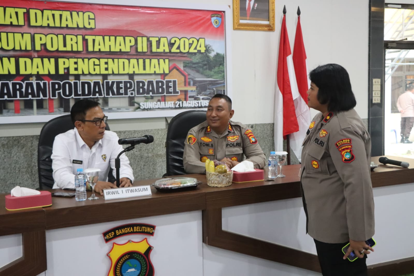 Irwasum Polri Lakukan Audit Kinerja Polres Bangka