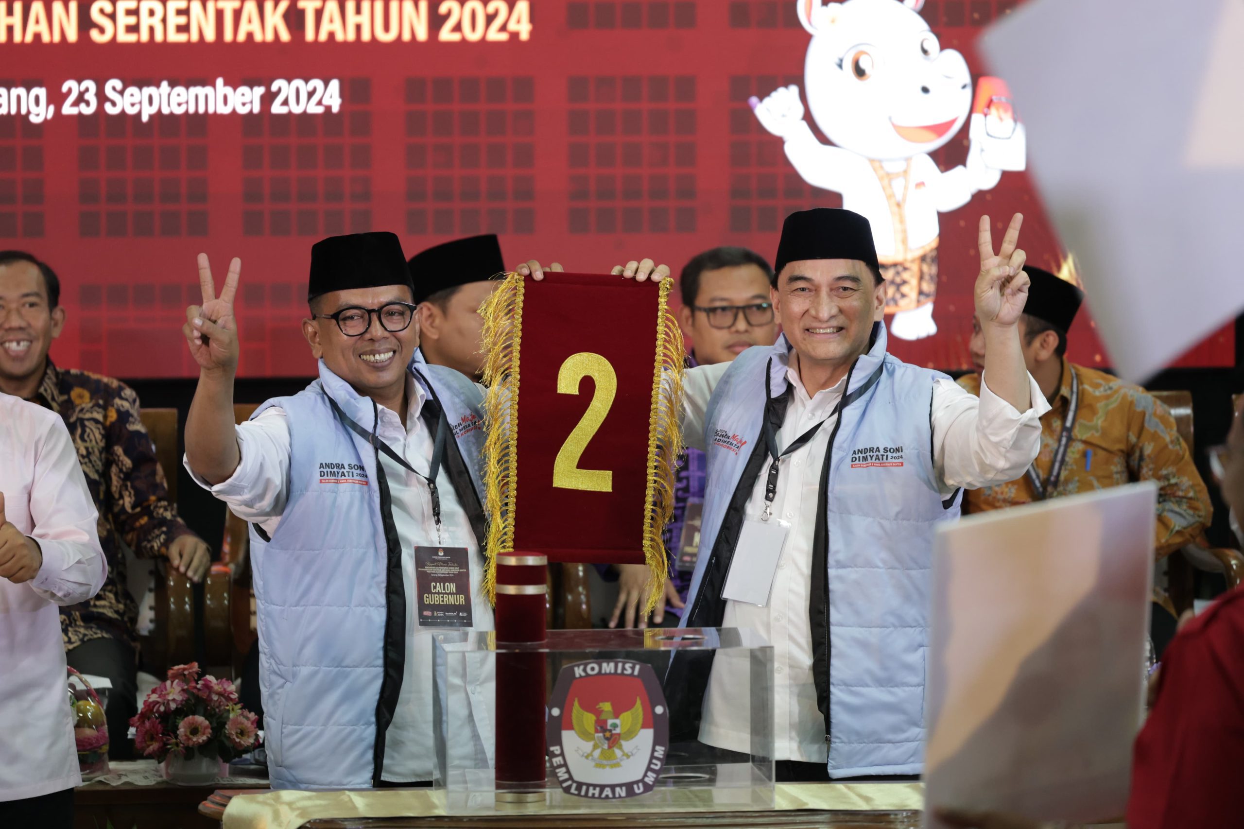 Pilgub Banten 2024: Andra Soni-Dimyati Natakusumah Menang