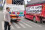 Dibubarkan, Demo Ratusan Sopir Truk di Sekitar Kemenhub