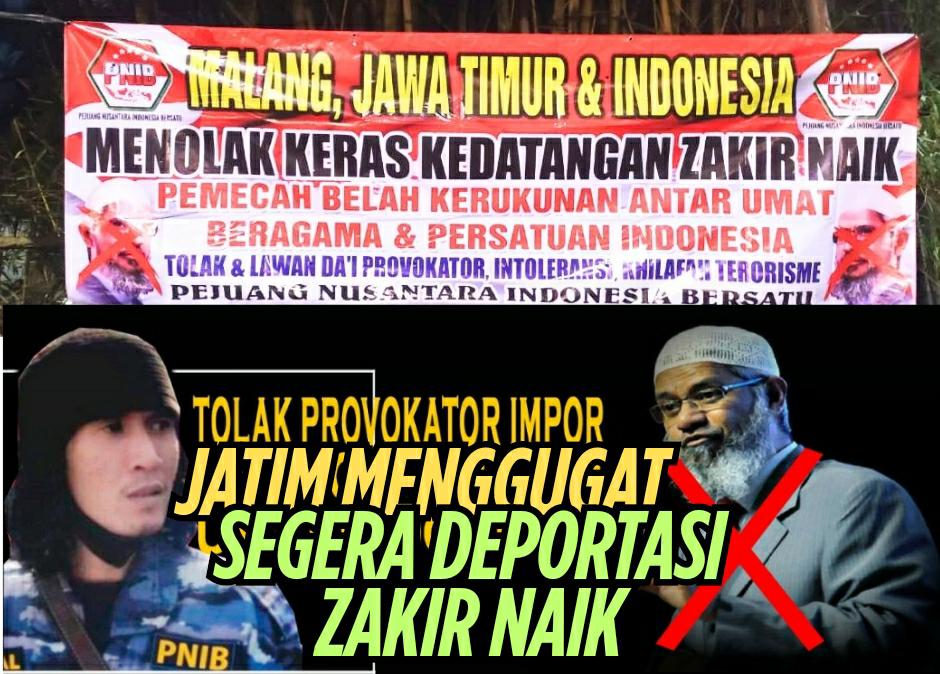 Penolakan Zakir Naik Terus Meluas, PNIB : Batalkan Kegiatanya Atau Indonesia Makin Marak Intoleransi Radikalisme Terorisme